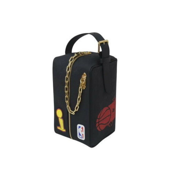 Louis Vuitton LV NBA Cloak Dopp Kit clutch bag black calf leather - Picture 1 of 8